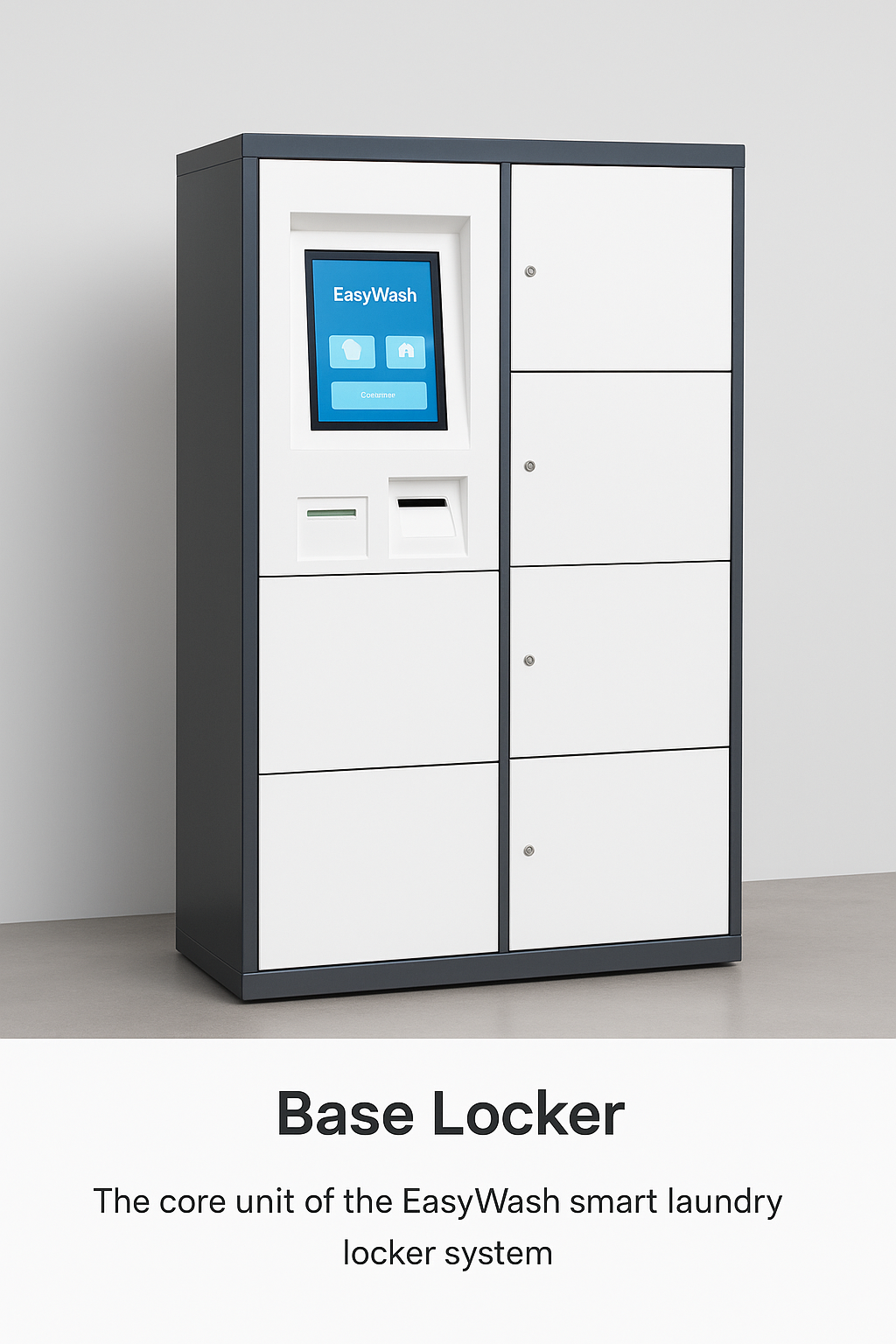 EasyWash Base Locker – Smart Laundry Main Unit