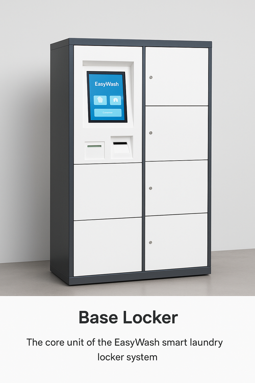 EasyWash Base Locker – Smart Laundry Main Unit